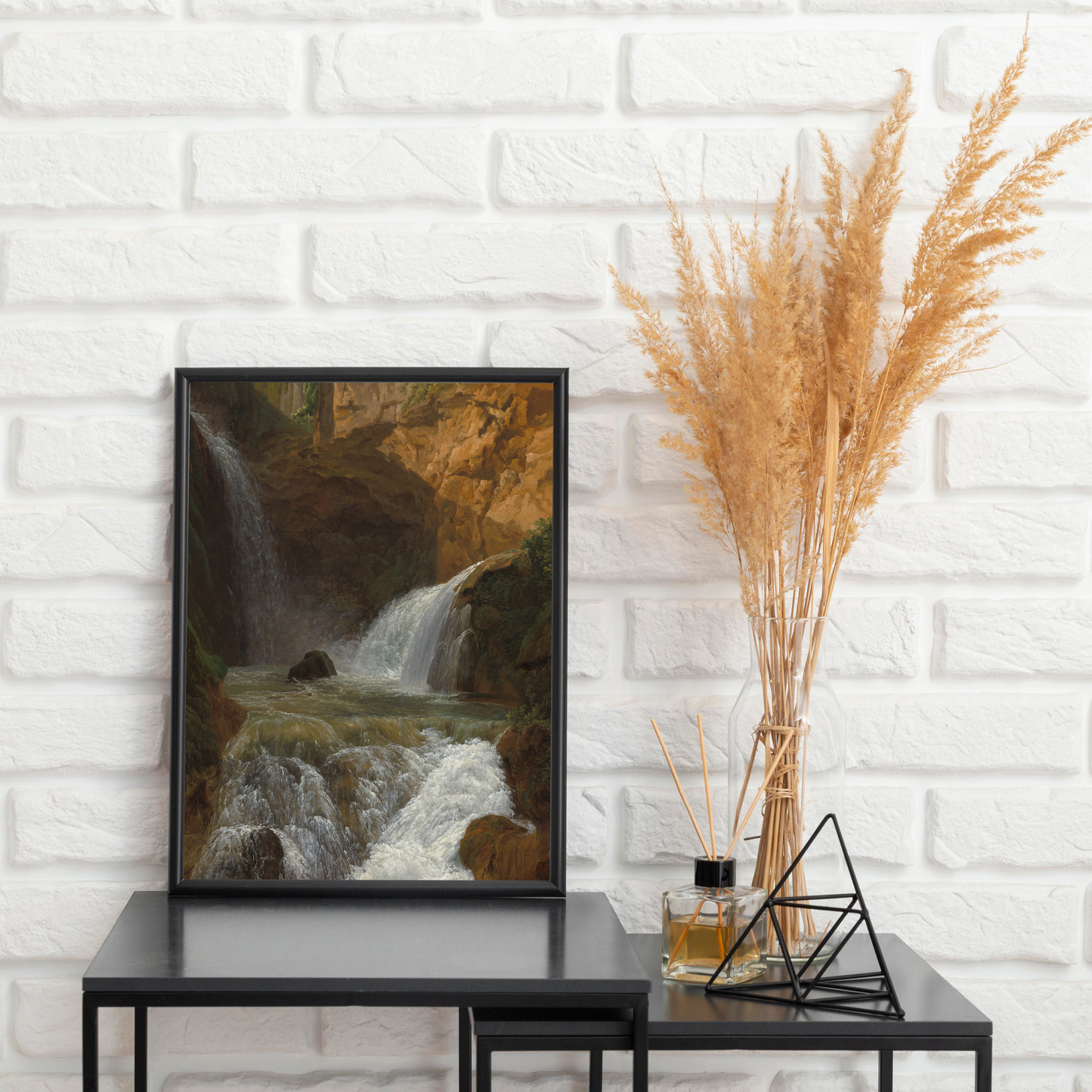 View of the Waterfalls at Tivoli - Wall Frame