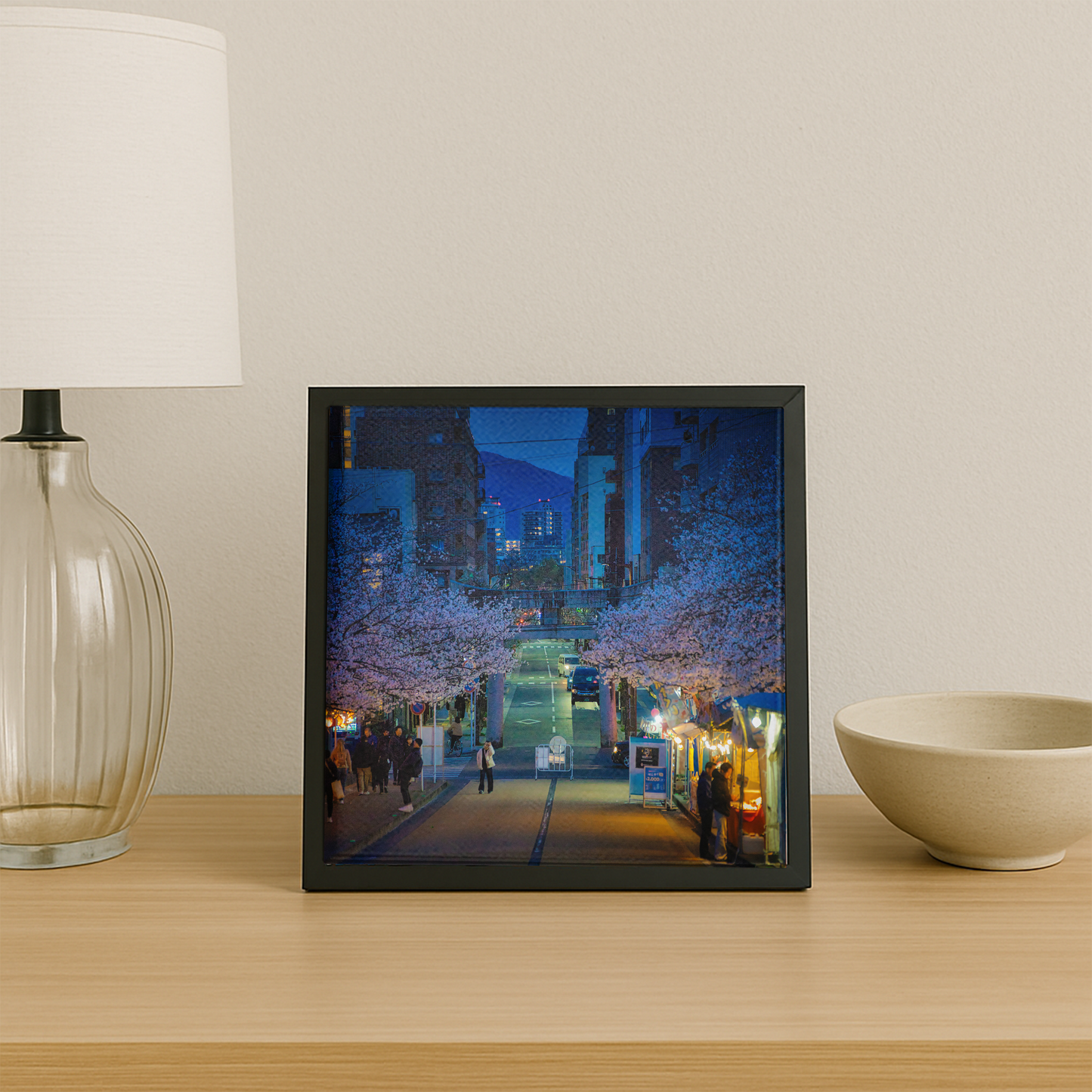 Twilight Blossoms at Nishi Park - Wall Frame