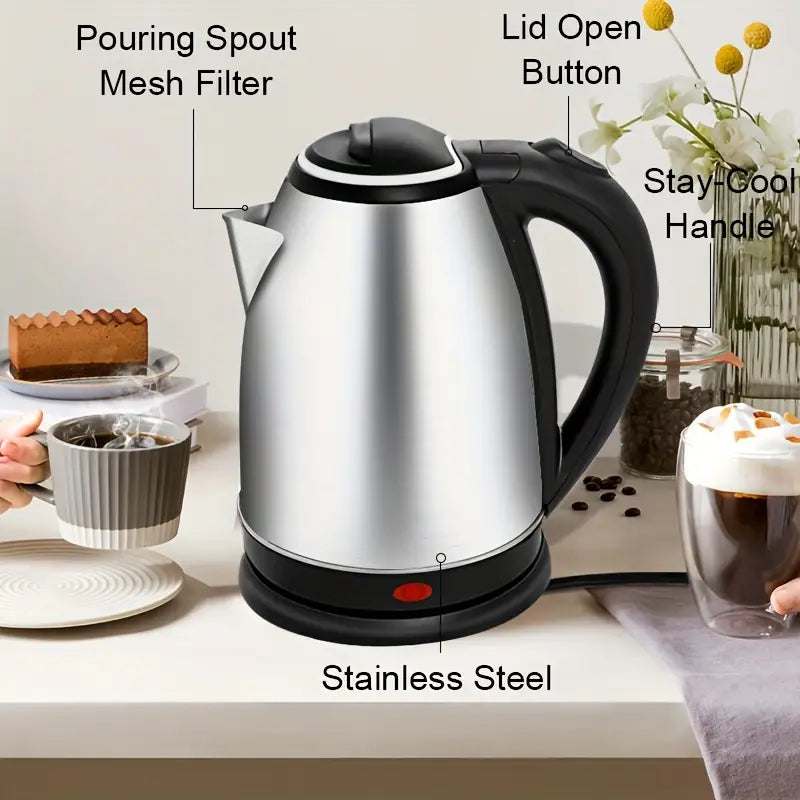 Stainless Steel Electric Kettle for Home & Office