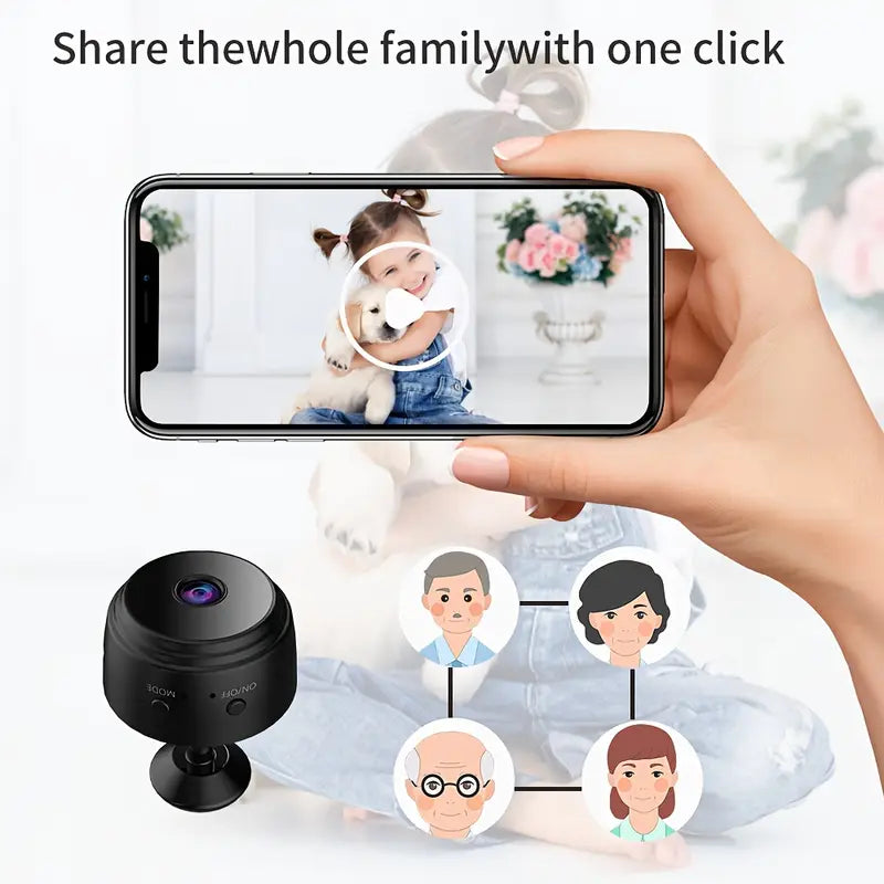 A9 Mini WiFi Camera – HD Wireless Security Cam