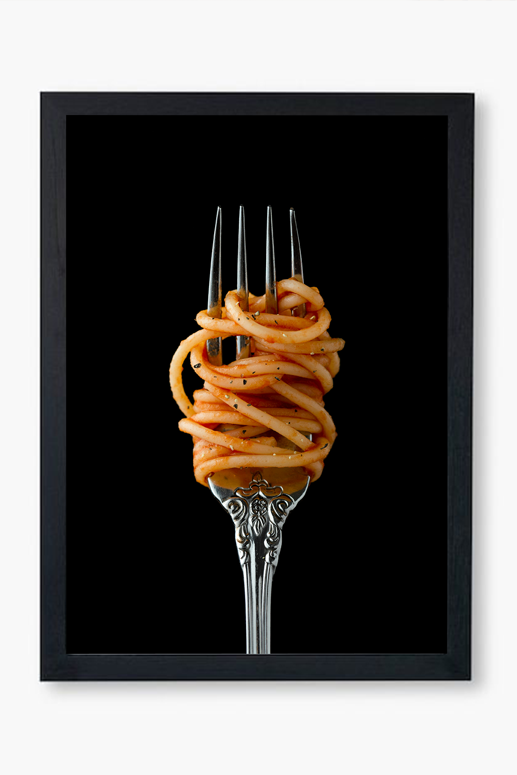 Golden Twirl - Wall Frame
