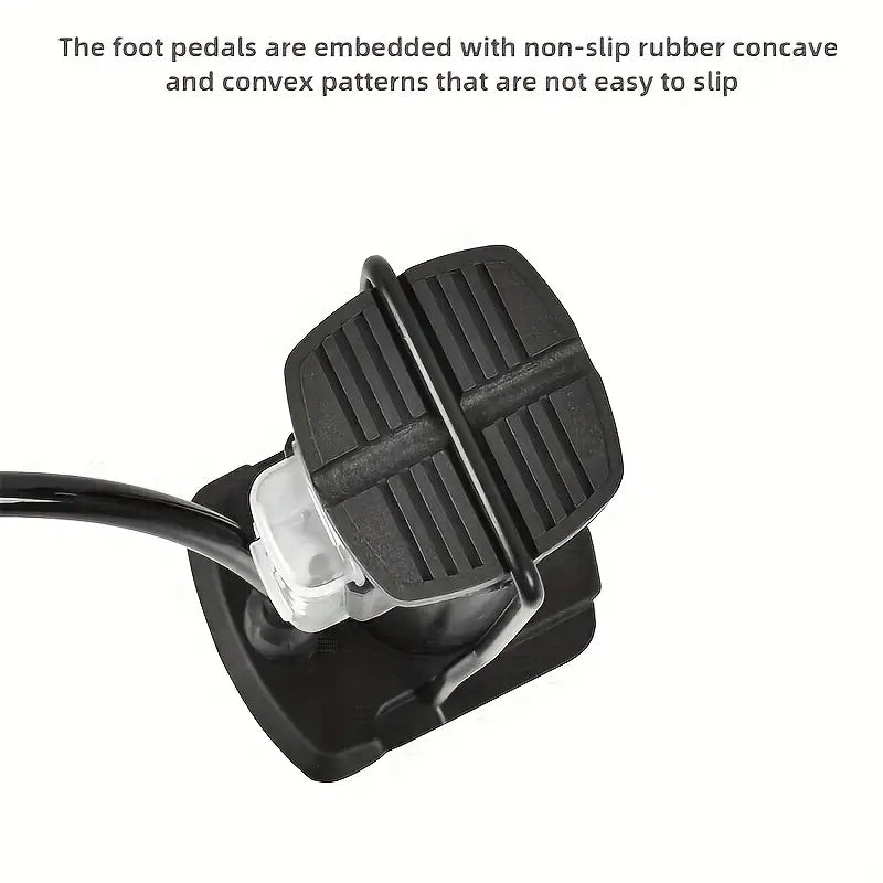 Heavy-Duty Foot Air Pump – Dual Cylinder Tire Inflator (With/Without Pressure Gauge)