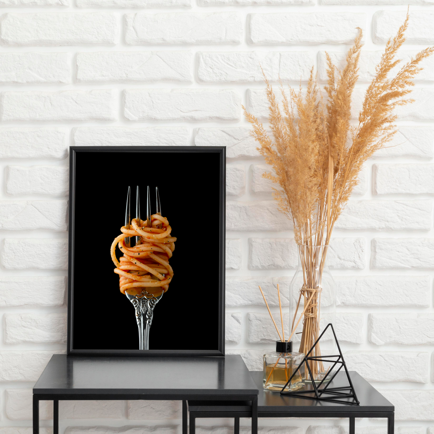 Golden Twirl - Wall Frame