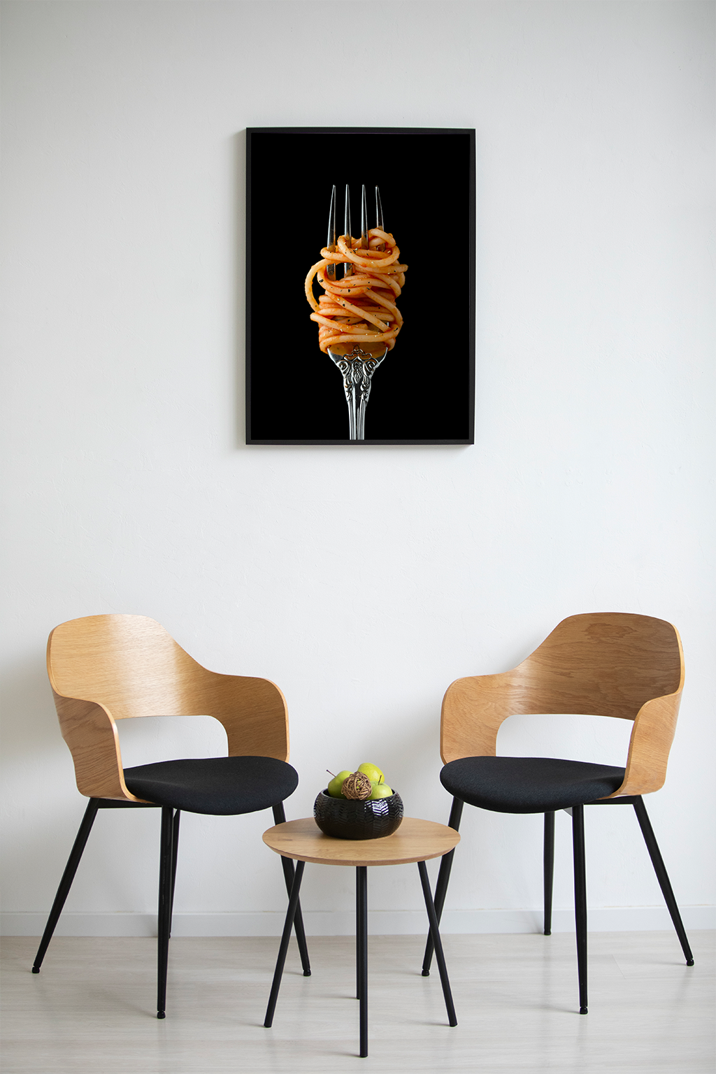 Golden Twirl - Wall Frame