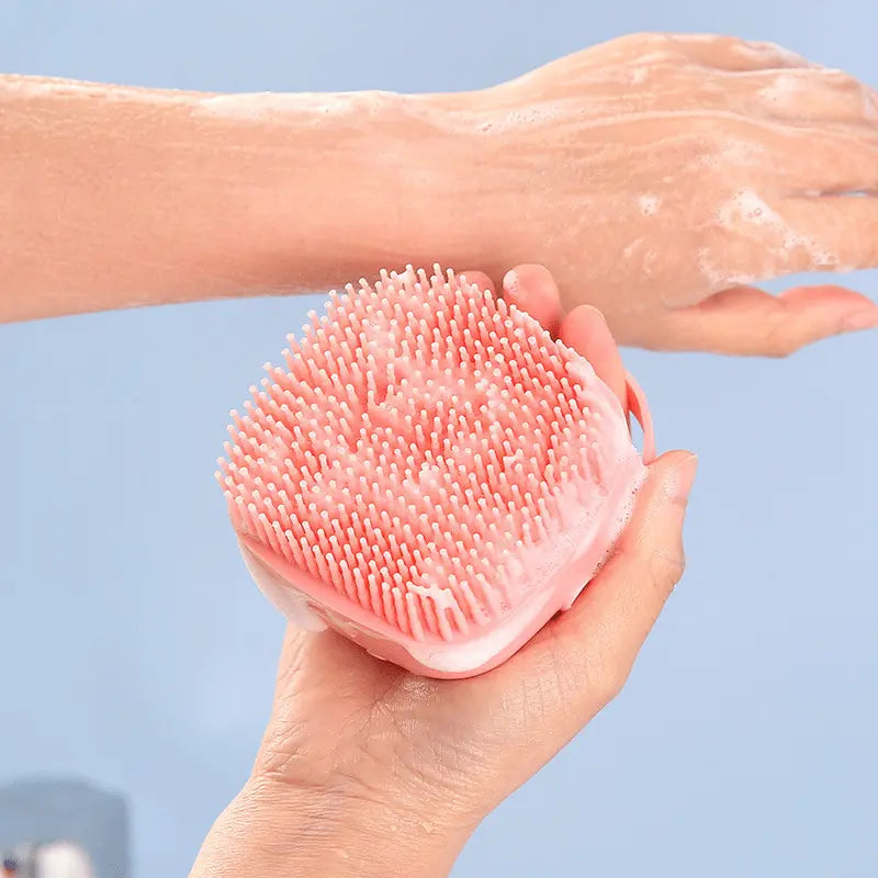 2-in-1 Soap Filling Bath Brush (Random Color)