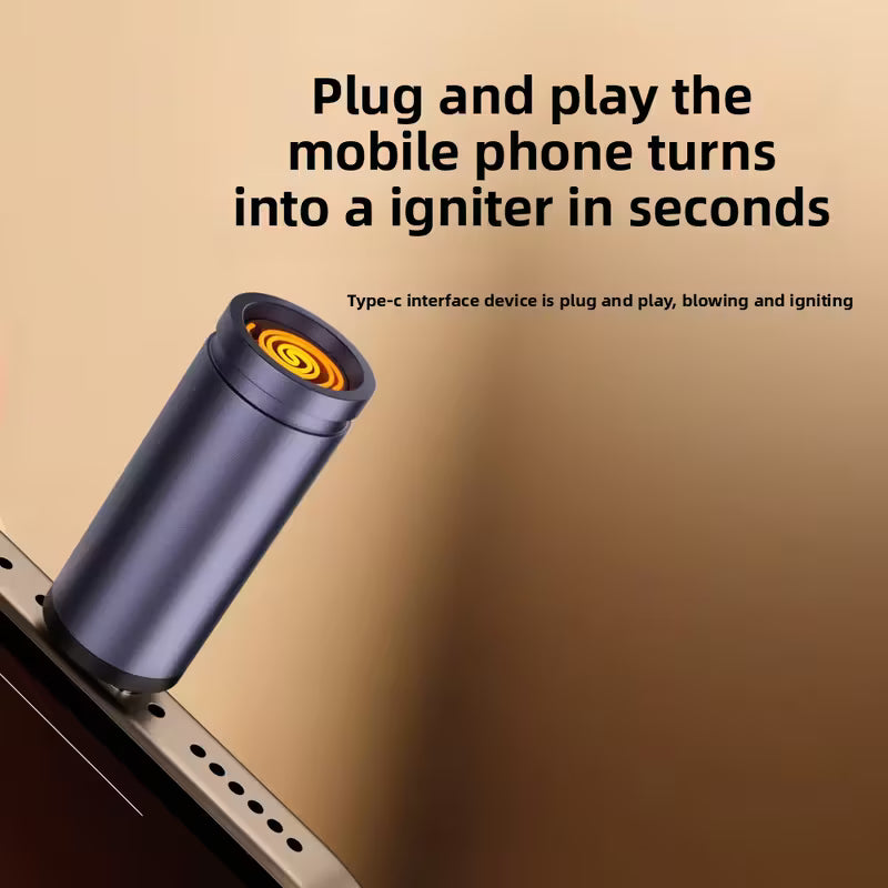 Type-C Mini Lighter – Plug & Play Phone Lighter