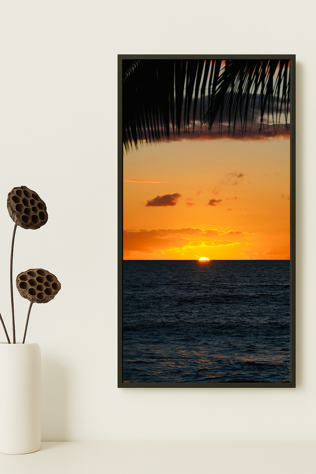 Tropical Sunset - Wall Frame