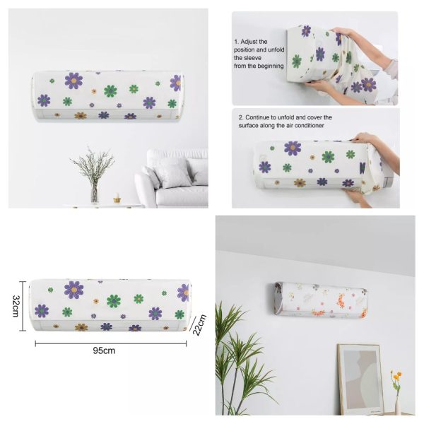 Air Conditioner Dust Cover - Random Print (1 Ton)