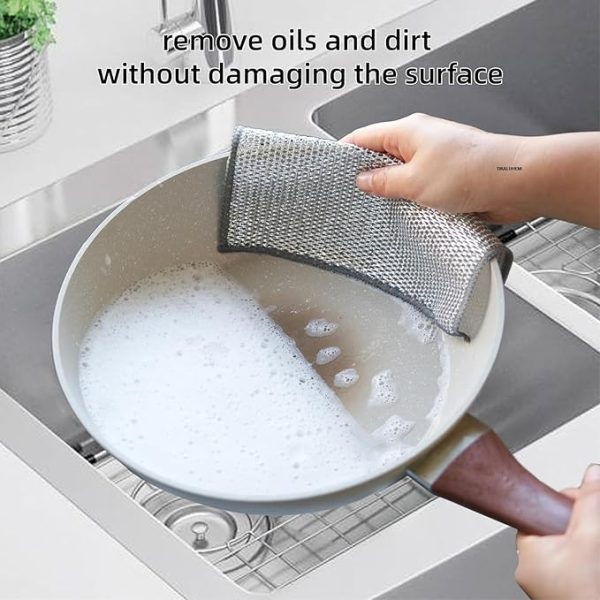Dish Washing Wire Cleaning Cloth