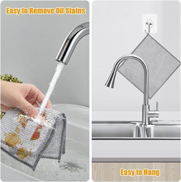 Dish Washing Wire Cleaning Cloth