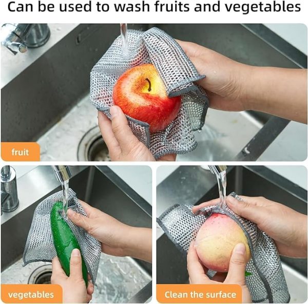 Dish Washing Wire Cleaning Cloth