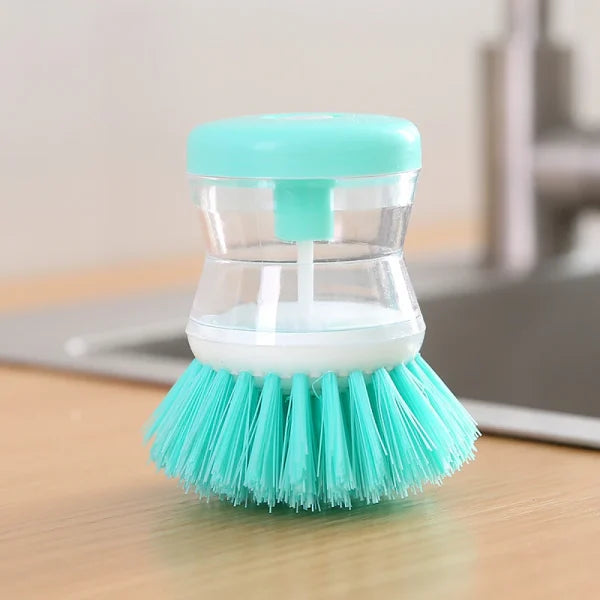 Soap Dispensing Kitchen Brush (Random Colour)