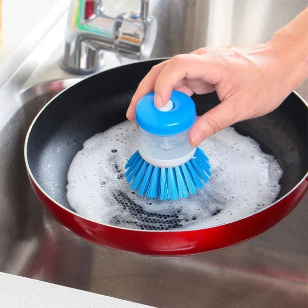 Soap Dispensing Kitchen Brush (Random Colour)