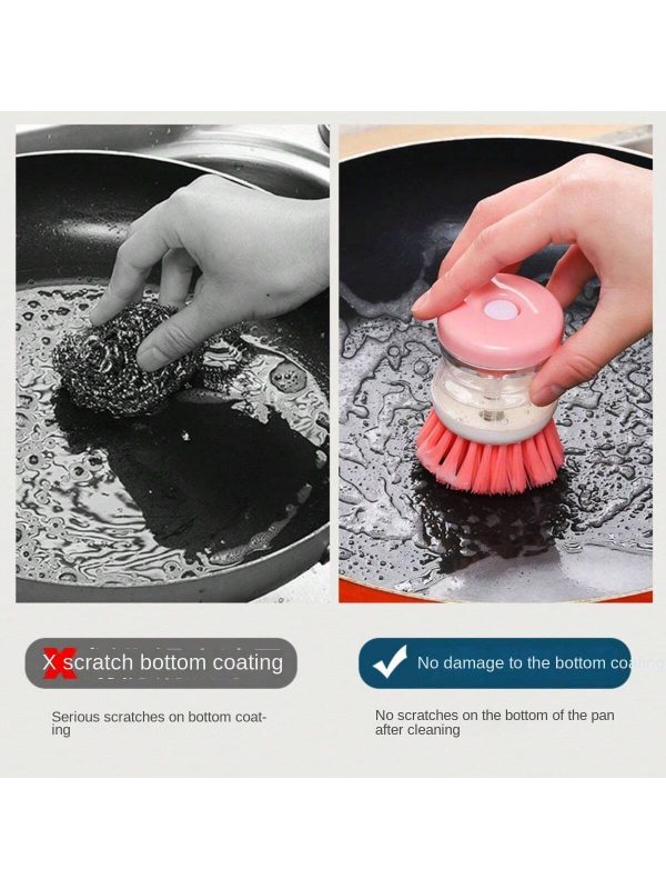 Soap Dispensing Kitchen Brush (Random Colour)