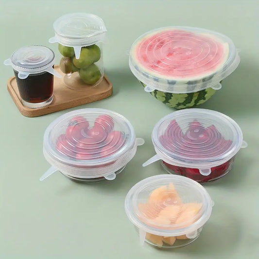 Silicone Stretch Lids (6 Pcs)