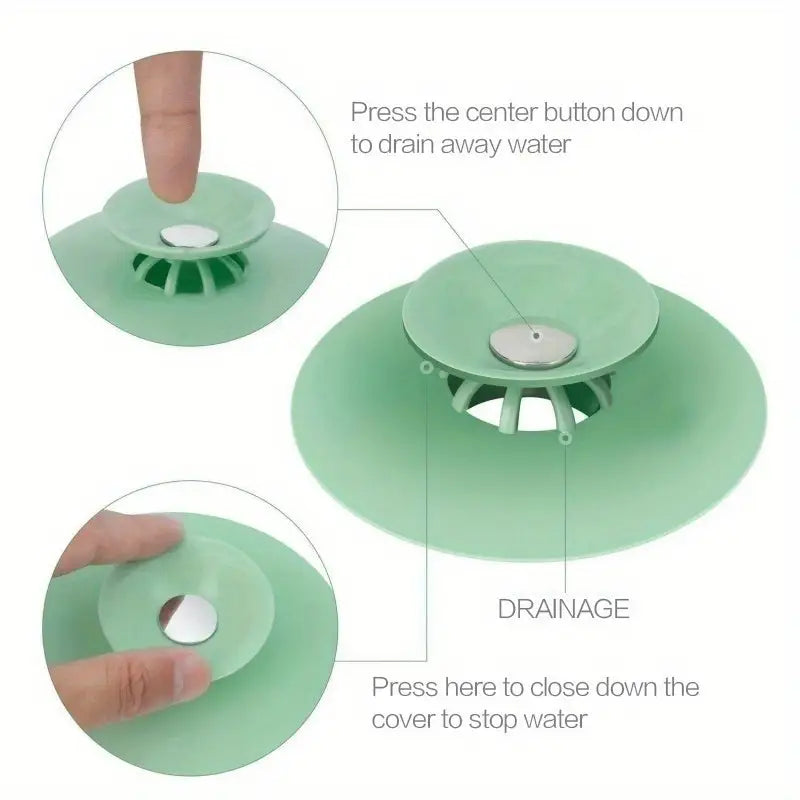 Silicone Drain Stopper & Drainer