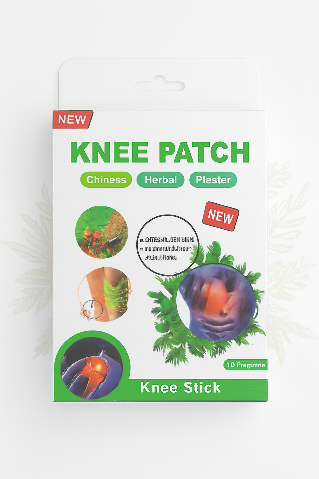 Herbal Knee Pain Relief Patch – 10pcs Natural Pain Relief Plaster for Joint & Muscle Pain