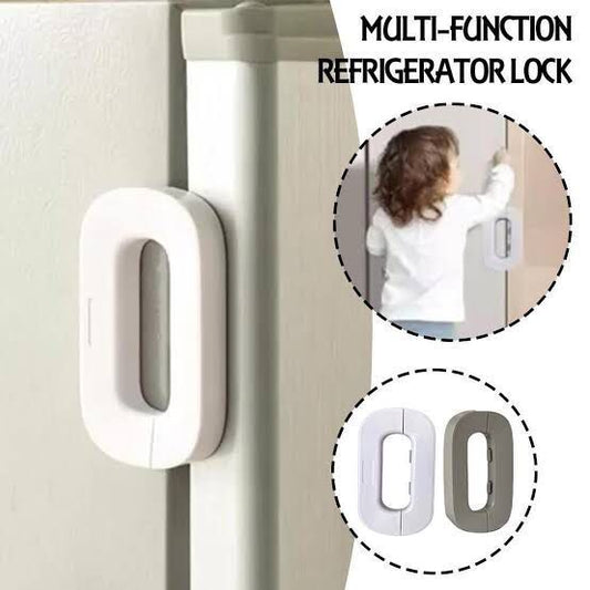 Child Safety Refrigerator Lock – Strong Adhesive Baby Proof Fridge & Cabinet Lock