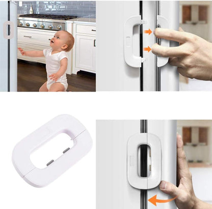 Child Safety Refrigerator Lock – Strong Adhesive Baby Proof Fridge & Cabinet Lock