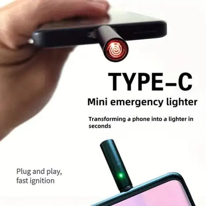 Type-C Mini Lighter – Plug & Play Phone Lighter