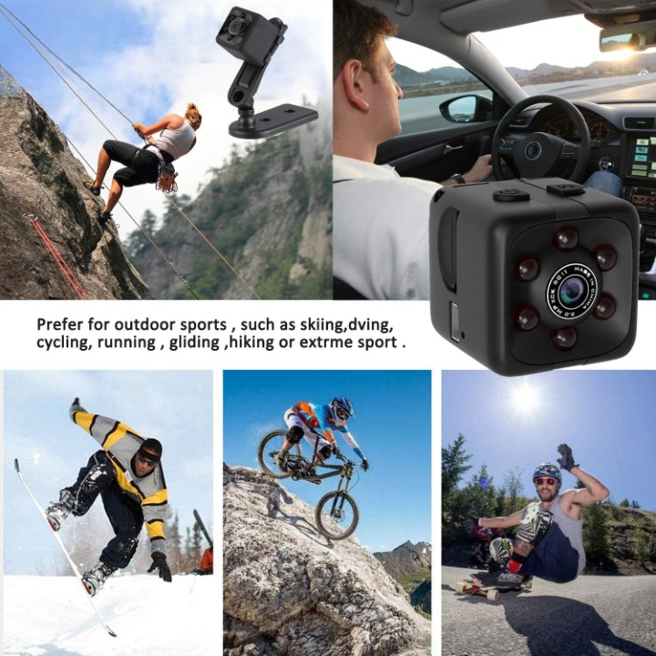 SQ6 Mini HD 1080p Camera with Night Vision & Motion Detection – Compact Security Cam