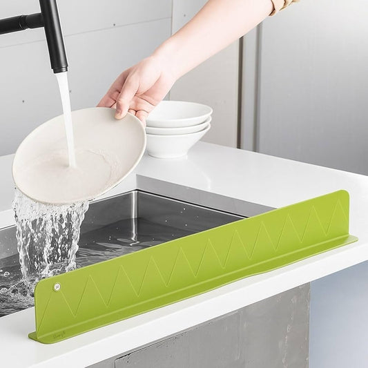 14-Inch Sink Splash Guard Silicone Faucet Water Protector
