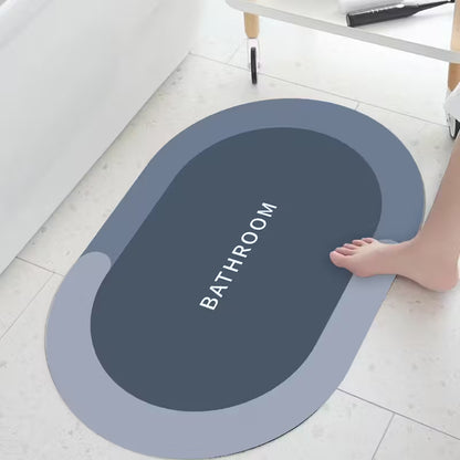 Non-Slip Absorbent Bathroom Mat (Random Color)