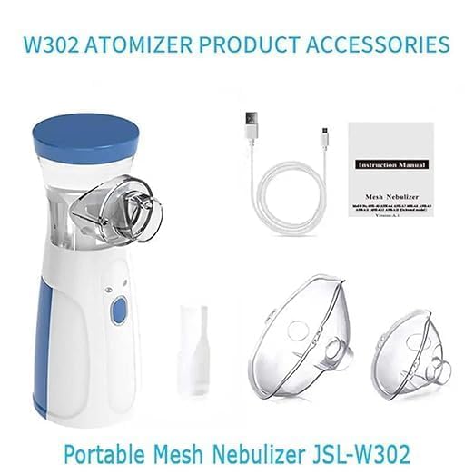 Portable Mesh Nebulizer Machine – Handheld Inhaler for Adults & Kids