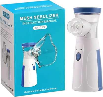 Portable Mesh Nebulizer Machine – Handheld Inhaler for Adults & Kids