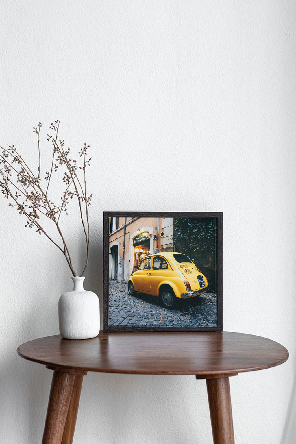 La Dolce Vita in Yellow - Wall Frame