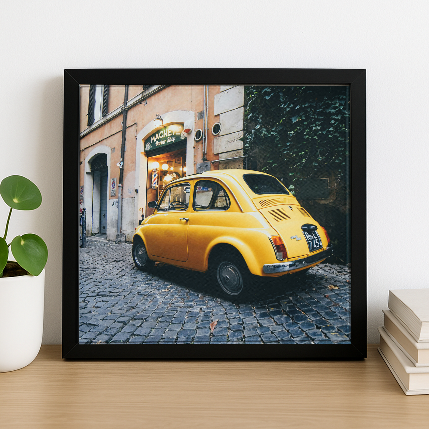 La Dolce Vita in Yellow - Wall Frame