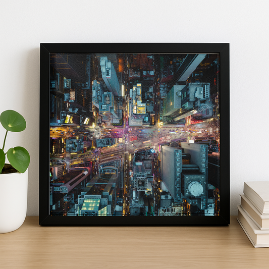 Electric Pulse of Times Square - Wall Frame