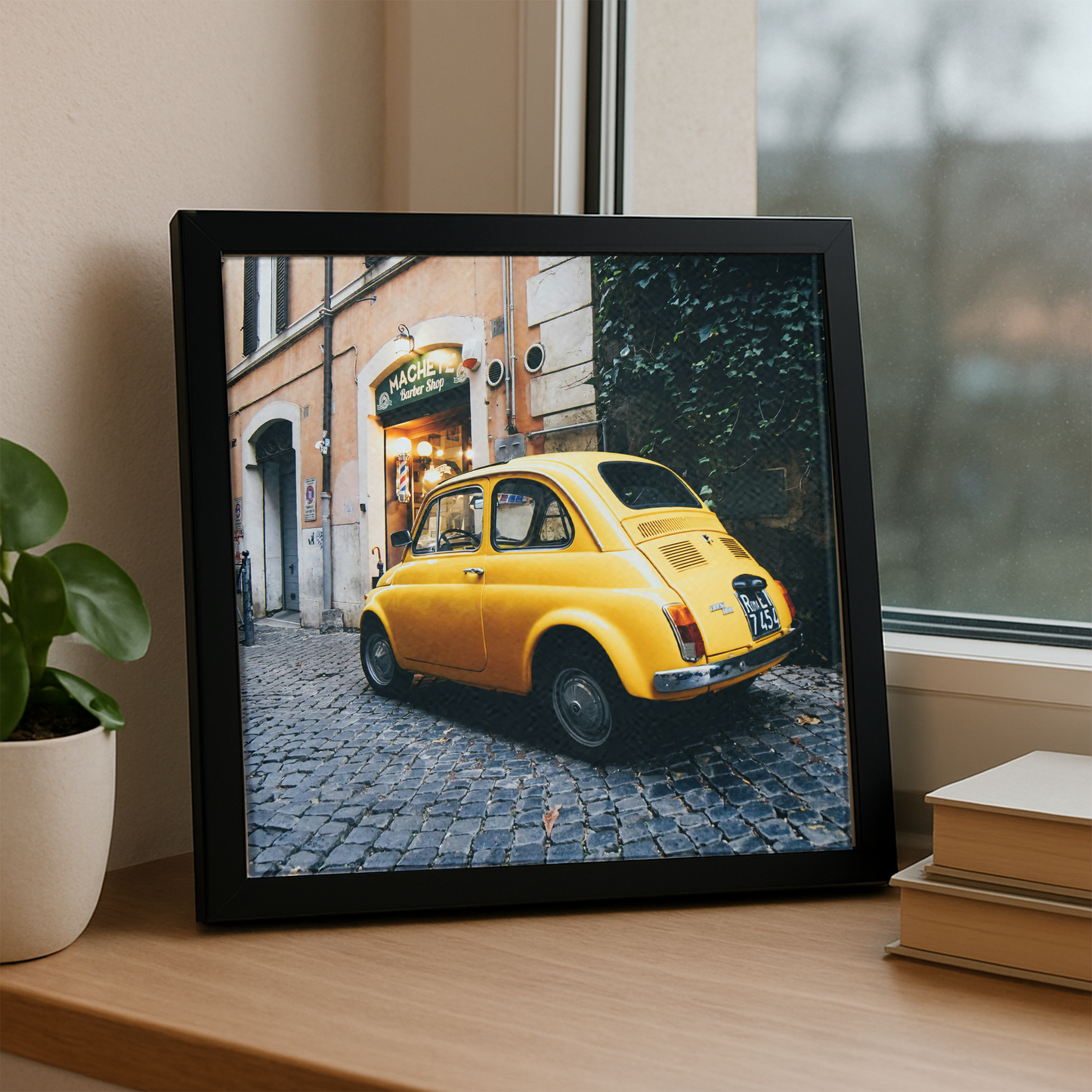 La Dolce Vita in Yellow - Wall Frame