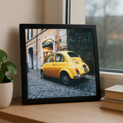 La Dolce Vita in Yellow - Wall Frame