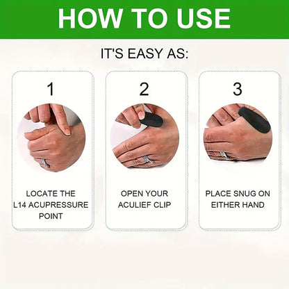 Acupressure Point Clip – Natural Stress & Pain Relief Tool