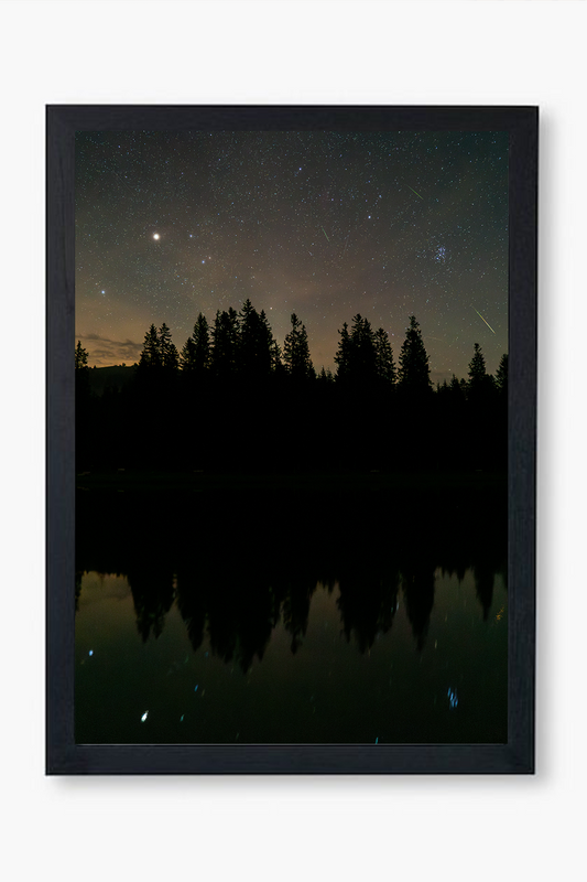 Stars Reflecting on a Lake - Wall Frame