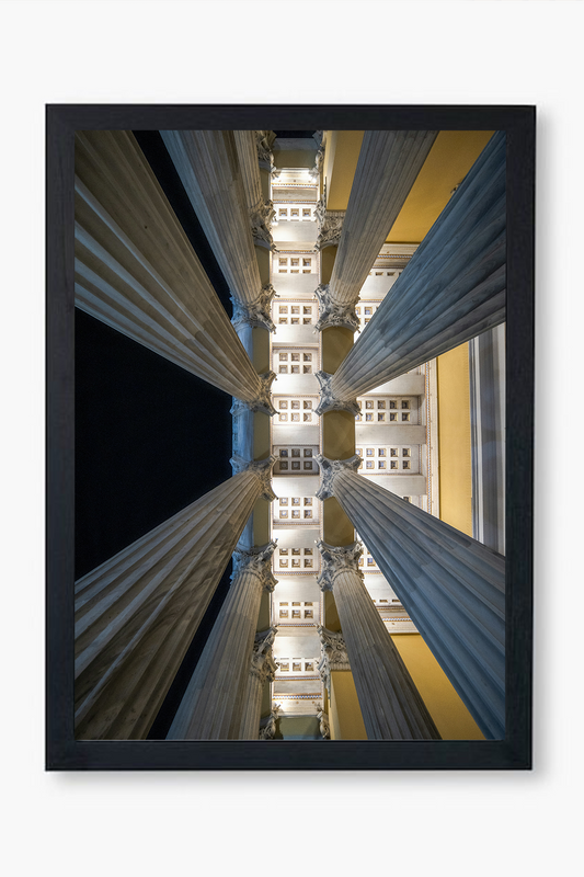 Curtains of Athens - Wall Frame