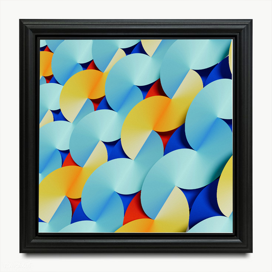 Circular Gradient III - Wall Frame