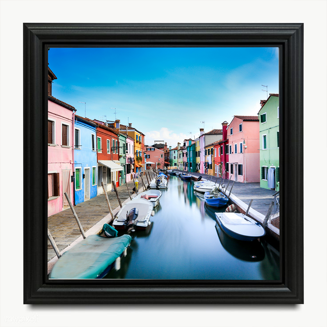 Colors of Burano - Wall Frame