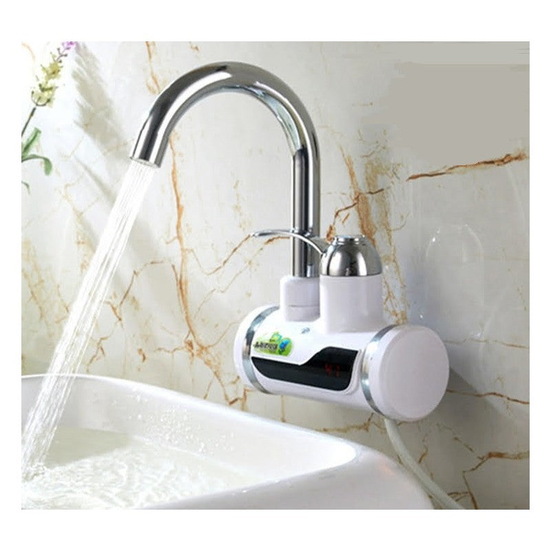 Electric Instant Hot Water Faucet with LED Temperature Display – Fast Heating Kitchen Tap