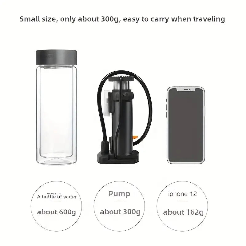 Heavy-Duty Foot Air Pump – Dual Cylinder Tire Inflator (With/Without Pressure Gauge)