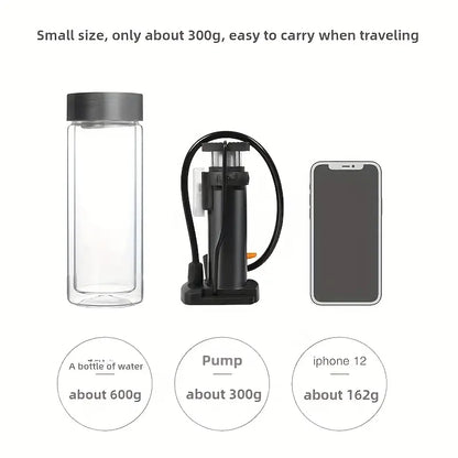 Heavy-Duty Foot Air Pump – Dual Cylinder Tire Inflator (With/Without Pressure Gauge)