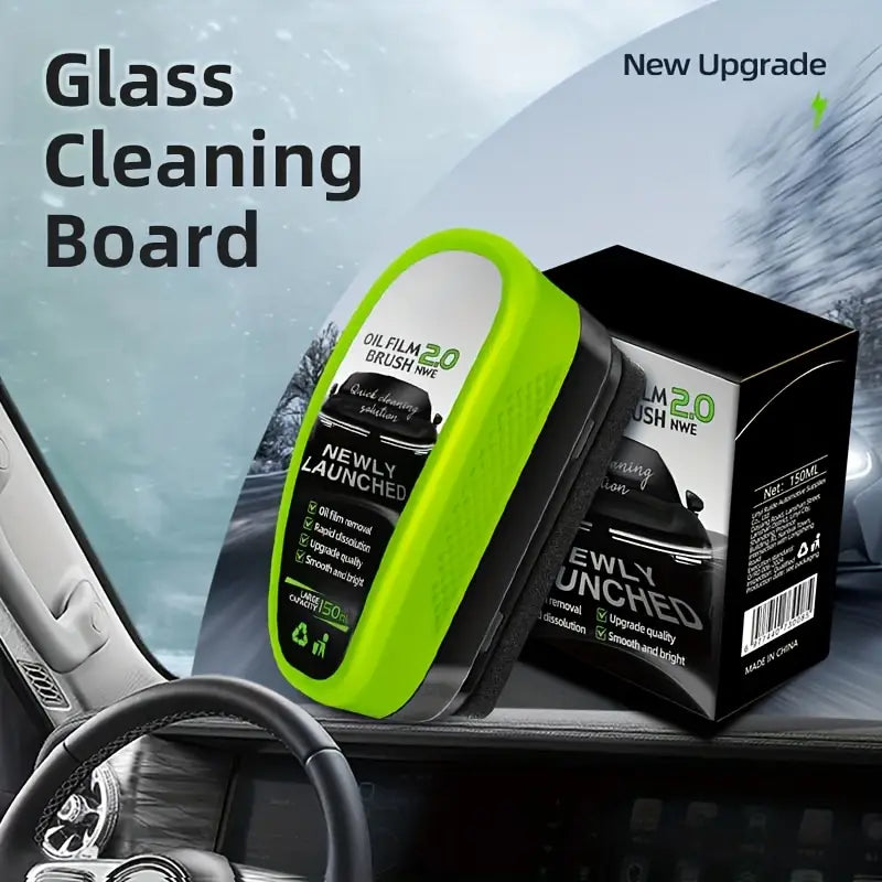 Oil Film Brush 2.0 – Windshield Glass Cleaning Board for Car