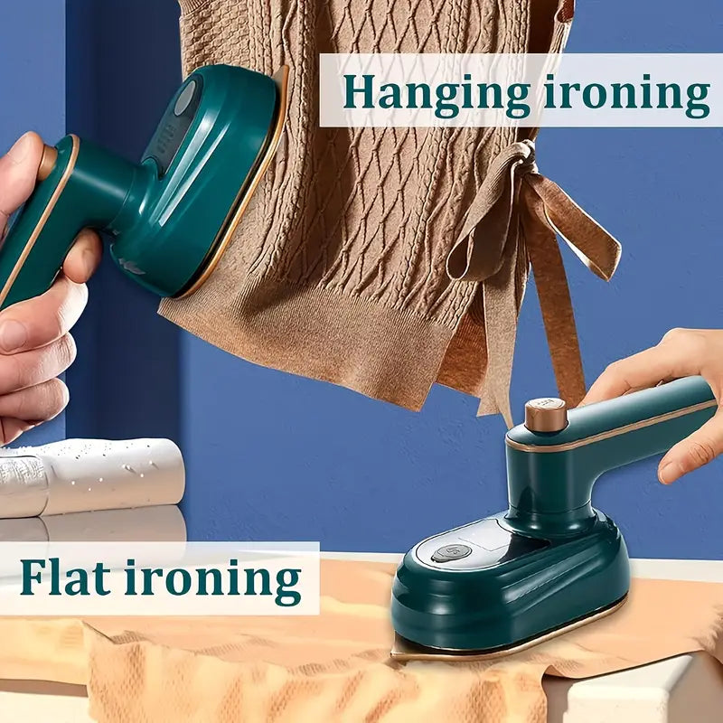 Portable Mini Electric Iron & Garment Steamer – Compact Travel Iron for Quick Wrinkle Removal