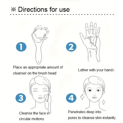 Silicone Cat Claw Face Scrubber – Gentle Exfoliating & Deep Cleansing Brush