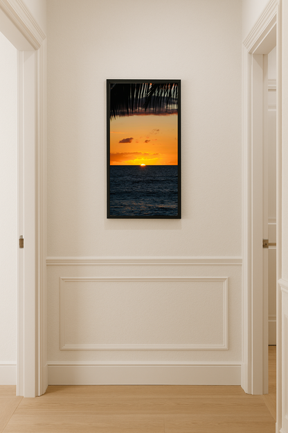 Tropical Sunset - Wall Frame