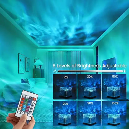 Water Ripple Lamp (Remote & USB Cable Attached)