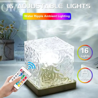 Water Ripple Lamp (Remote & USB Cable Attached)