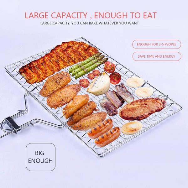 Stainless Steel BBQ Hand Grill