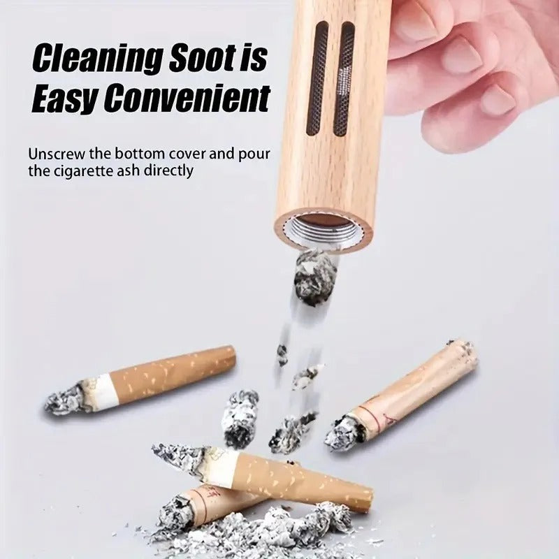 Portable Ashtray Container | Heat-Resistant & Dust-Free Holder